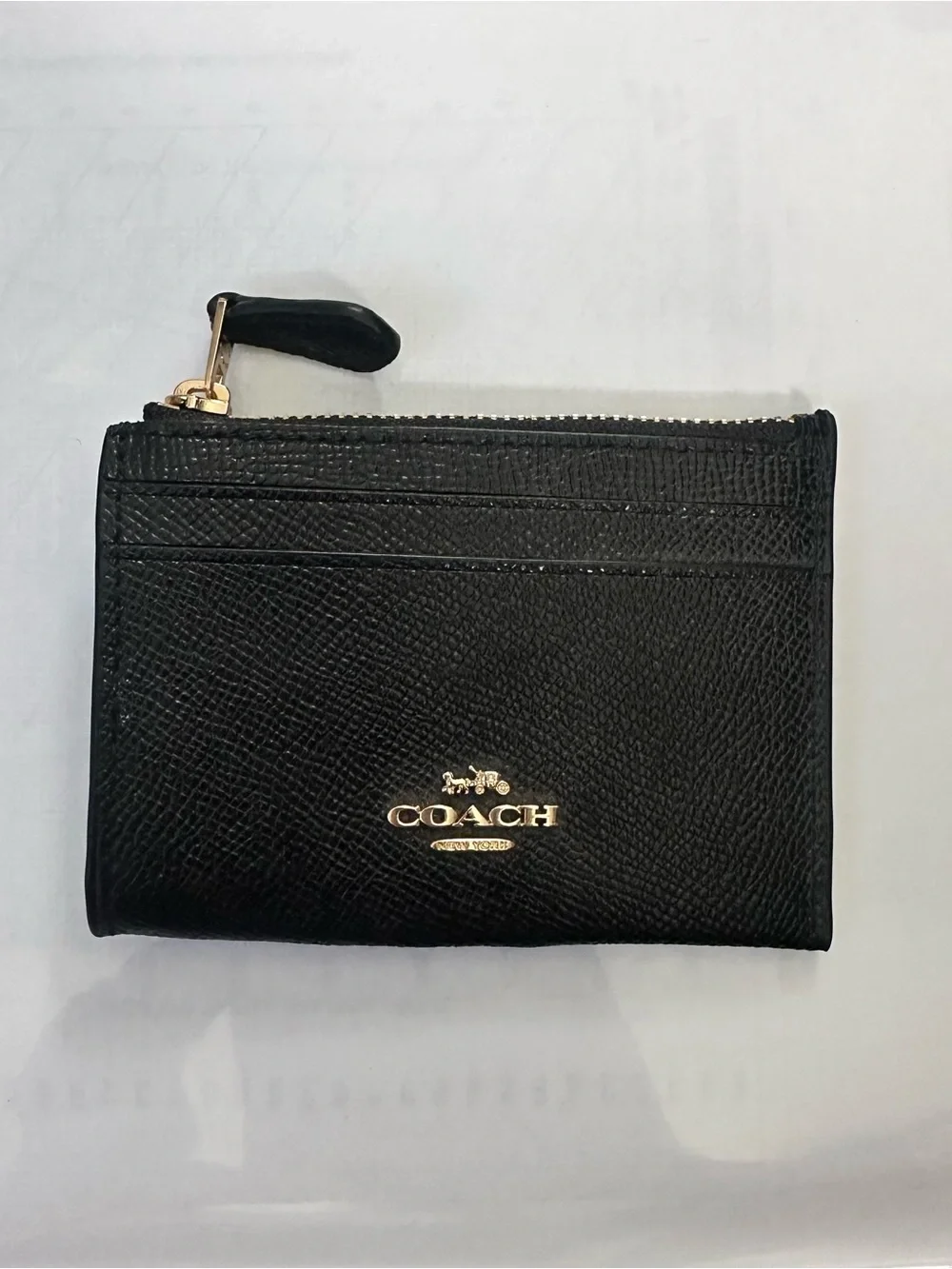 Coach Zip Card Wallet - Picture 1 of 3